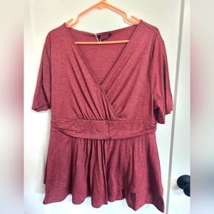 BloomChic burgundy top